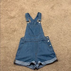 H & M denim shortalls